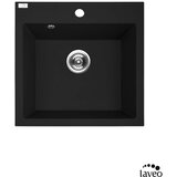 LAVEO Granitna sudopera Alena 49x49cm Mat Crna | ePonuda.com