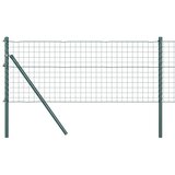 vidaXL Euro Ograda s 13 Stubova 0.4x50 m Galvanizirani Čelik Zeleno | shoptok.hr