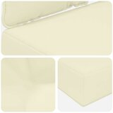  Zunanja blazina za kavč 3 pcs krema Poliester, (5000202312) | Shoptok.si