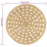  Ručno rađeni pleteni tepih od jute 180 cm | shoptok.hr