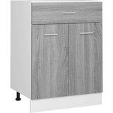  Spodnja omarica siva sonoma 60x46x81,5 cm inženirski les, (20716440) | Shoptok.si