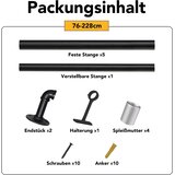 GEEBOBO raztegljiva industrijska karnisa 76–228 cm | Shoptok.si