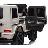  Licencirani auto na akumulator Mercedes G63 XXL 4x4 - dvosjed - bijeli | shoptok.hr
