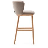 Kave Home Svetlo rjav barski stol (višina sedeža 75,5 cm) Ciselia – | Shoptok.si