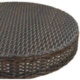  Vrtni stol smeđi 75 5 x 106 cm od poliratana | shoptok.hr