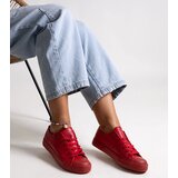 Gemre Red eco-leather sneakers Mahasina | Shoptok.si