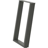 vidaXL noge za jedilno mizo u-oblika 2 kosa antracit 60x(72-73) cm | Shoptok.si
