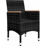  9-dijelni vrtni blagovaonski set crni | shoptok.hr