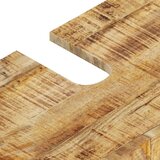  4-dijelni set kupaonskog namještaja od masivnog drva manga | shoptok.hr