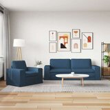 SOFA 2 pcs Plava Metal | shoptok.hr