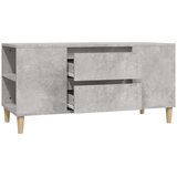 TV ormarić boja betona 102 x 44,5 x 50 cm od konstruiranog drva | shoptok.hr