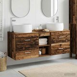  Set namještaja za kupaonicu 3 kom. Staro drvo Smeđa 49.5 x 44.5 x 66 cm | Shoptok.si