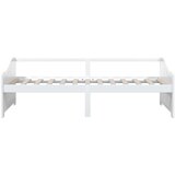  Trosjed / dnevni ležaj bijeli 90 x 200 cm od masivne borovine | shoptok.hr
