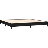  Okvir za krevet bez madraca crni 200x200 cm od tkanine | Eponuda.com