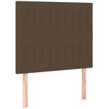  Krevet s oprugama i madracem tamnosmeđi 90 x 190 cm od tkanine | shoptok.hr
