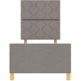  Krevetna konstrukcija Sivo-smeđa 80 x 200 cm tkanina | shoptok.hr
