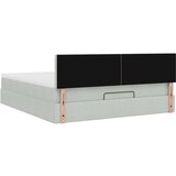  Otomanski krevet s madracem&amp LED 180x200cm baršunasti | shoptok.hr