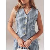 DStreet Marynarka damska bez rękawów LINELIA niebieska | Shoptok.si
