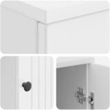  Stol Sjajno bijelo 142,5 x 50 x 75 cm Konstruirano drvo | shoptok.hr