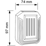  LED solarno zidno svetlo LUCE LED/1,2V 400 mAh IP44 | Eponuda.com