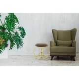 Kayoom TABURE, kovina, tekstil rjavosiva, zlate barve | Shoptok.si