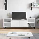 vidaXL TV omarica bela 160x35x55 cm inženirski les Cene