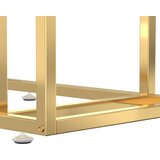  Bočni stolić za računalo crni mramor 50x35x65 cm kaljeno staklo | shoptok.hr