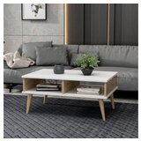Hanah home lore - white whitesapphire oak coffee table | ePonuda.com
