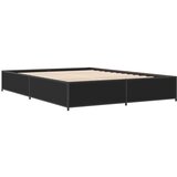 vidaXL Okvir za krevet crni 120x190 cm konstruirano drvo i metal Cijene