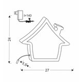  LED Dečija stona lampa HOUSE LED/10W/230V ružičasta | Eponuda.com