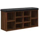  The Living Store Klop za čevlje rjavi hrast 102x32x50 cm inženirski les - Klop Za Čevlje, (21444174) | Shoptok.si