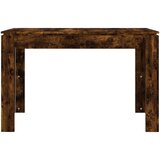  Blagovaonski stol boja dimljenog hrasta 120 x 60 x 76 cm drveni | shoptok.hr
