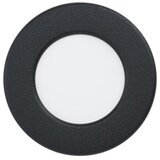 Eglo Fueva 5 ugradbena led, 2,7w, 360lm, prečnik 86, ip44, crna/bela/plastika | Eponuda.com
