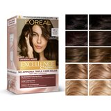 L´Oréal Paris excellence Creme Triple Protection No Ammonia barva za lase za vse vrste las 48 ml odtenek 7U Blond | Shoptok.si
