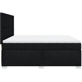  Krevet s oprugama i madracem crni 200x200 cm od tkanine | shoptok.hr