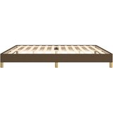  Okvir za krevet bez madraca tamnosmeđi 200x200 cm od tkanine | shoptok.hr