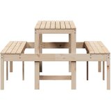  Stol za piknik 160 x 134 x 75 cm od masivne borovine | shoptok.hr