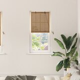 vidaXL Zavese in rolete z zavesami Svetlo rjava 60 x 220 cm Bambus | Shoptok.si