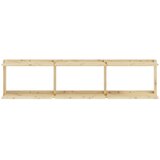 Karup Design Zidna polica od masivnog bora u prirodnoj boji 192x47,5 cm Groove – | shoptok.hr