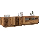 TV ormarić LED boja drva 180x35x40 cm konstruirano drvo Cijene
