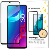 Wozinsky Trpežno kaljeno steklo 9H za celoten zaslon TCL 30 s črnim okvirjem, ki je primeren za ohišje, (21533904) | Shoptok.si