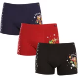 Andrie 3PACK Men's Boxers Multicolor