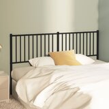 vidaXL Metalno uzglavlje crno 160 cm Cijene