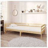  Dnevna postelja z vzmetnico 90x200 cm trdna borovina | Shoptok.si