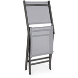 BIZZOTTO Siva metalna vrtna stolica Elin – | shoptok.hr
