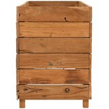  Povišena gredica 150 x 40 x 55 cm reciklirana tikovina i čelik | shoptok.hr