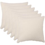  Presvlaka za jastuk 6 pcs HEERLEN Krem 55 x 55 cm Bouclé | shoptok.hr