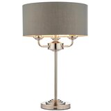  Endon 99149 - Stona lampa HIGHCLERE 3xE14/18W/230V siva/sjajni hrom | Eponuda.com