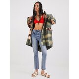Desigual Prehodna jakna kaki / oliva / pastelno zelena / roza / bordo | Shoptok.si