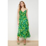 Trendyol Green Woven Maxi Dress Cene